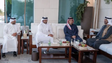 Qatar’s Prime Minister Meets UAE President in Abu Dhabi